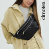 Maxi riñonera Negra impermeable