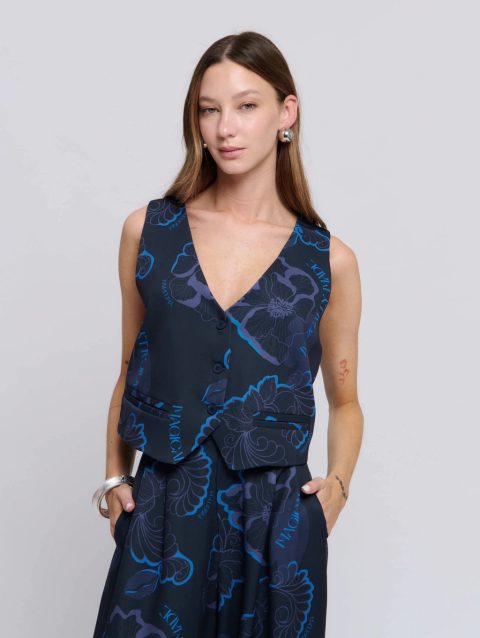 Chaleco Margot Azul