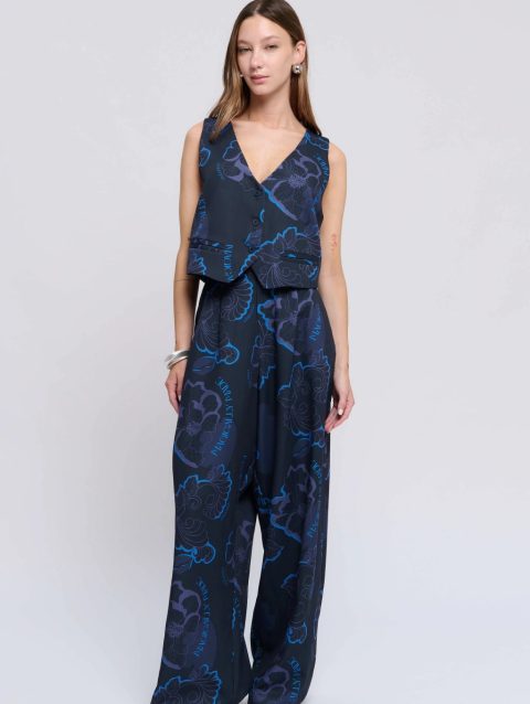Alternative view of Chaleco Margot Azul