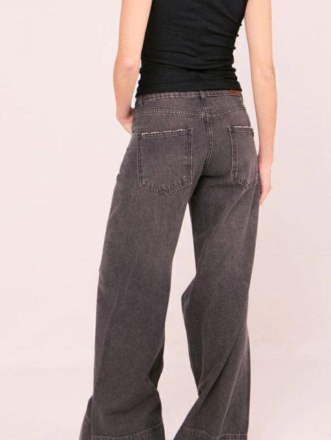 Alternative view of Jean Wide Leg Wild Gris Gastado
