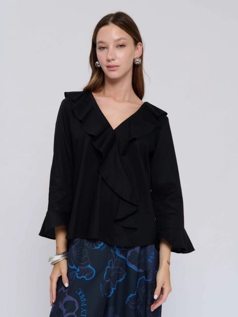 Blusa Brigitte Negra