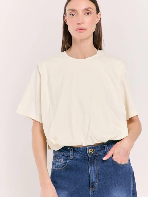 Alternative view of Remera Barrel Blanca